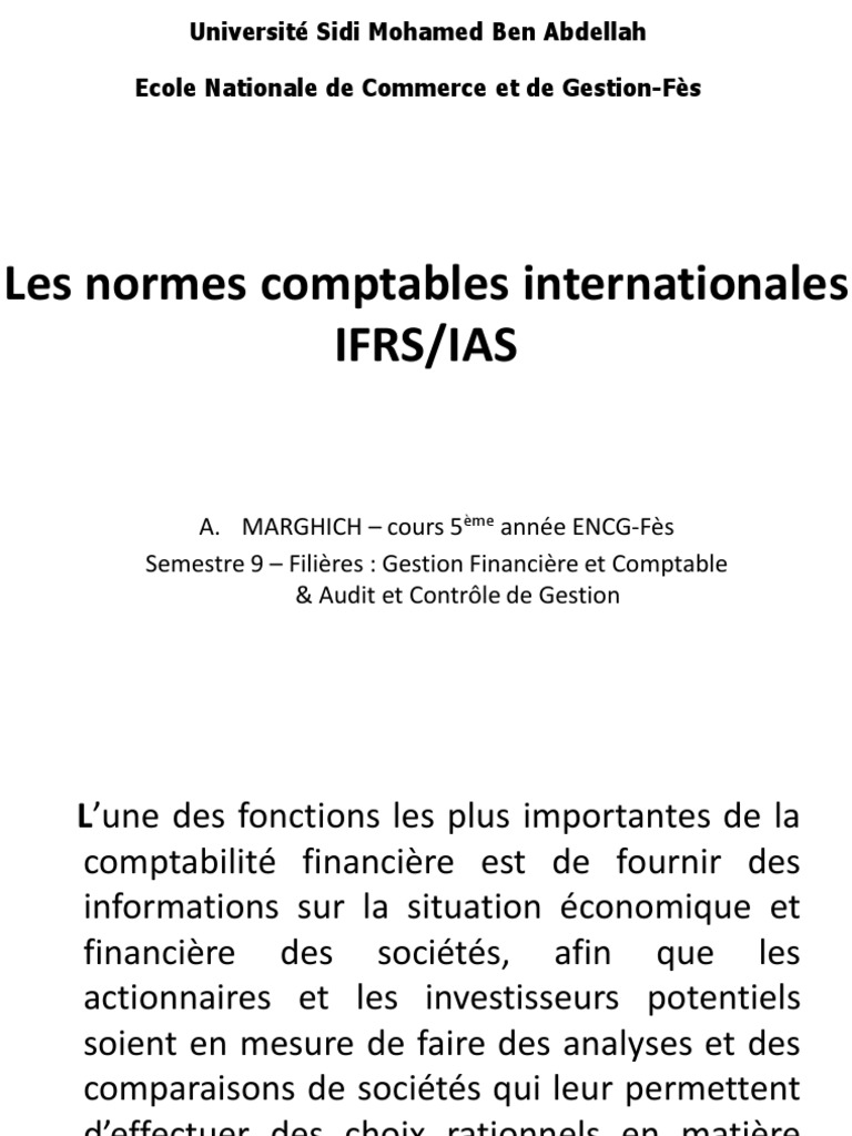 Ifrs Ias | PDF