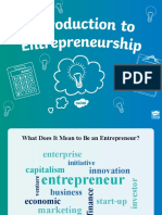 Introduction To Entrepreneurship