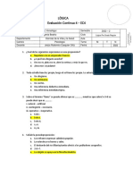 Evaluación Continua 4 - EC4 Logica