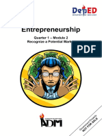Pdfcoffee.com Signed Off Entrepreneurship12q1 Mod2 Recognize a Potential Market v3 PDF Free (1)