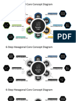 03 6 Step Hexagonal Core Powerpoint Diagram