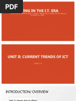 Week3 4 - Current IT Trends of ICT 1