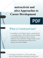 Constructivist and Narrative Approaches To Career Development