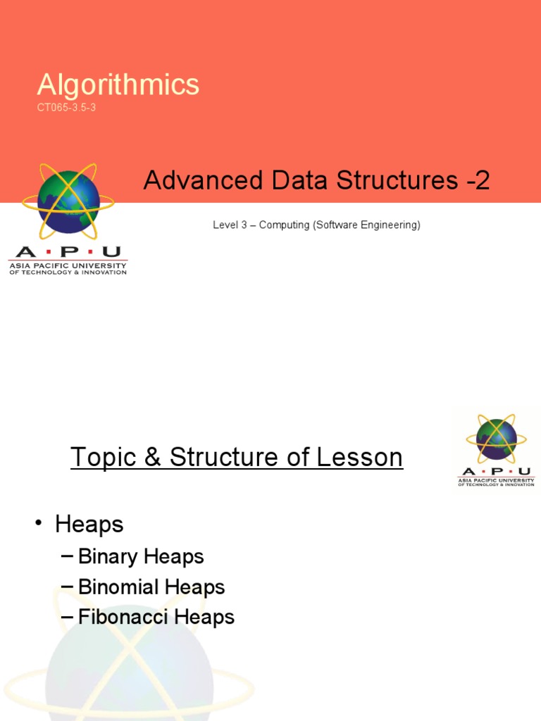 Lecture-08 - Advanced Data Structures - 2 | PDF | Algorithms And Data ...