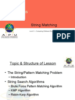 Lecture-11 String Matching