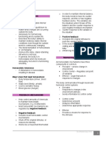 Homeostasis - Reviewer