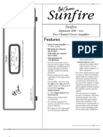 Sun Fire Two Product Sheet