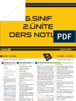 6.sınıf 2.ünite Ders Notları