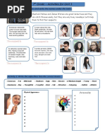 Physical Appearance Personality Activities Promoting Classroom Dynamics Group Form - 93999