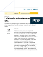 La Historia Más Dolorosa de La ONU - Edición Impresa - EL PAÍS