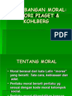 TEORI PERKEMBANGAN MORAL PIAGET & KOHLBERG