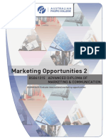 Marketing Opportunities 2: Bsb61315 Advanced Diploma of Marketing & Communication