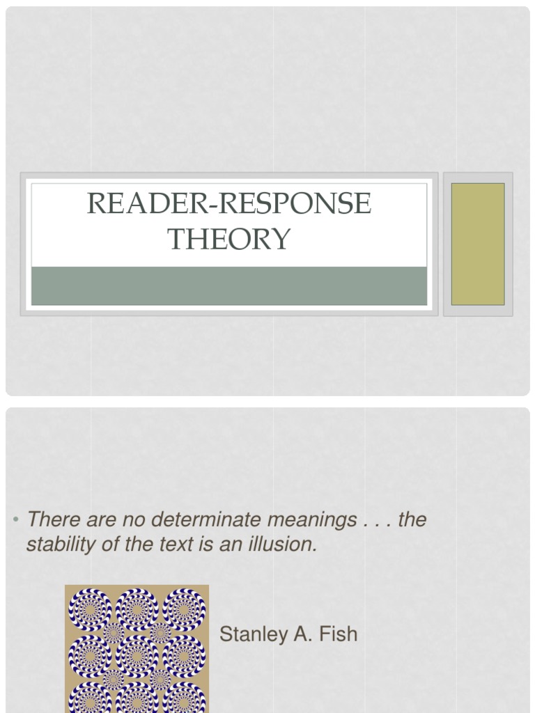 Lecture Reception Theory PDF Psychology Psychological Concepts