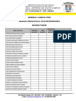 Frequencia Da Semana Pedagogica Dos Professores