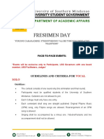 Freshmen Day Events