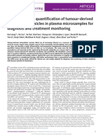 Nanoplasmonic Quantification of Tumour-Derived Extracellular Vesicles