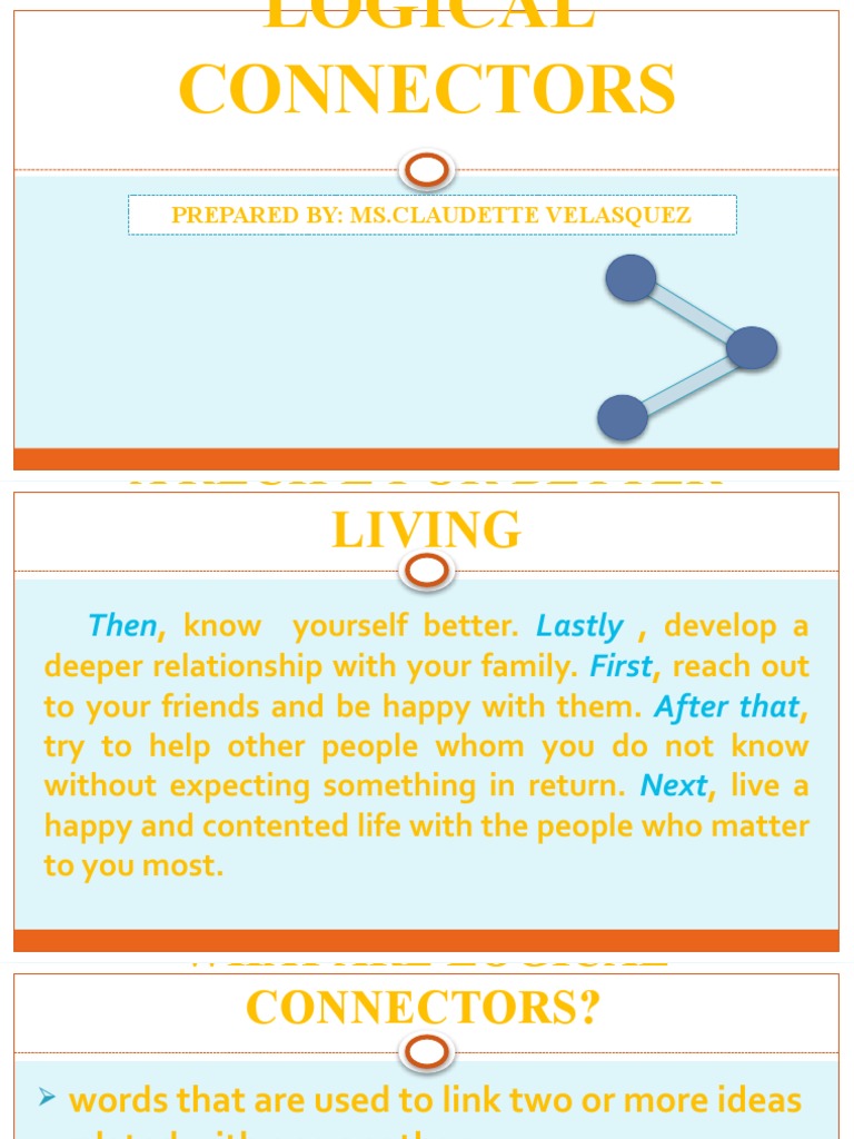 L11 - Logical Connectors | PDF | Foods | Food And Drink