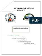 Compte Rendu de TP PDF