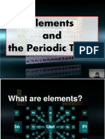 Elements and The Periodic Table