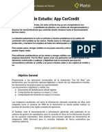 Aplicación móvil para solicitud de créditos automotriz