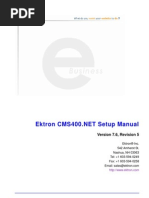 Ektron 76 Setup Manual