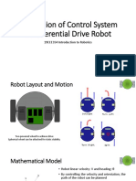 Application of Control System in Differential Drive Robot Motion