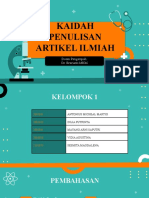 Penulisan Karya Ilmiah