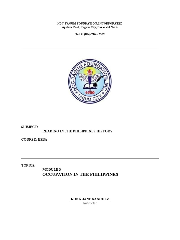 Activity Ge2 m1 | PDF | Philippines