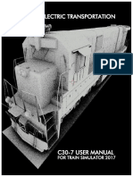 GE C30-7 Operations Manual