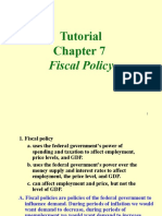 Chapter 7 - fiscal policy