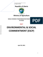 World Bank ESCP Outlines Liberia's Commitments to Environmental and Social Standards