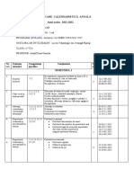 Planificare - 2021-2022 - Clasa - A - VII-A