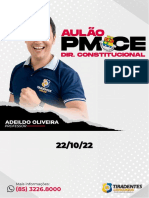 PDF - 22!10!22 - TD 1 - Tropa de Elite Pmce - D. Constitucional - Adeildo