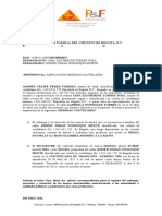 Ampliación de Medidas Cautelares Proceso 2021 - 360