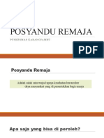 Posyandu Remaja Fix