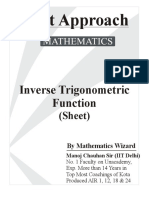 Maths IIT-JEE ‘Best Approach’ (MC SIR) I.T.F