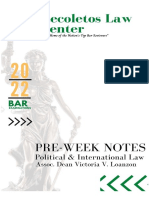 Political and Constitutional Law Principles in the Philippines