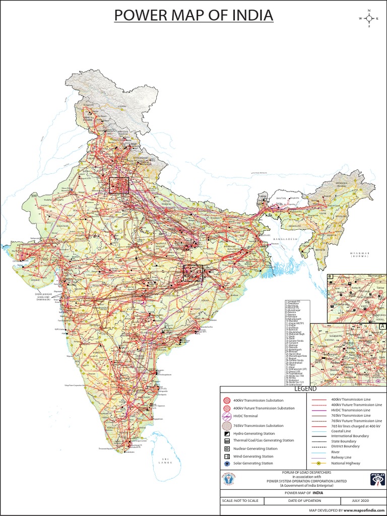 India Map English PDF