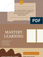 Mastery Approach