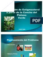 Estigmasterol A Partir de Concha de Platano++