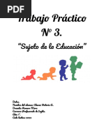 Trabajo Práctico #3 Sujeto de La Ed 2022