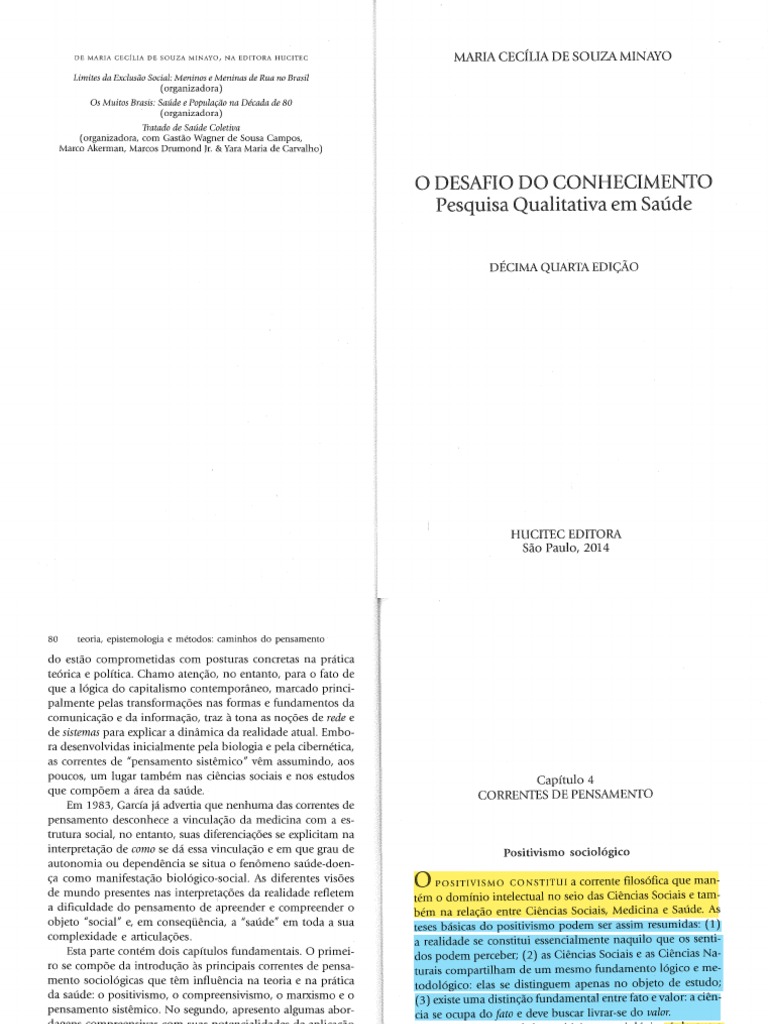 Desafios da Pesquisa Qualitativa em Saúde | PDF