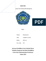 Resume Evaluasi Rismawati (105401111519) SD 4 D