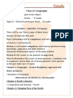 ISC Class 11 Geography Syllabus - Free PDF Download