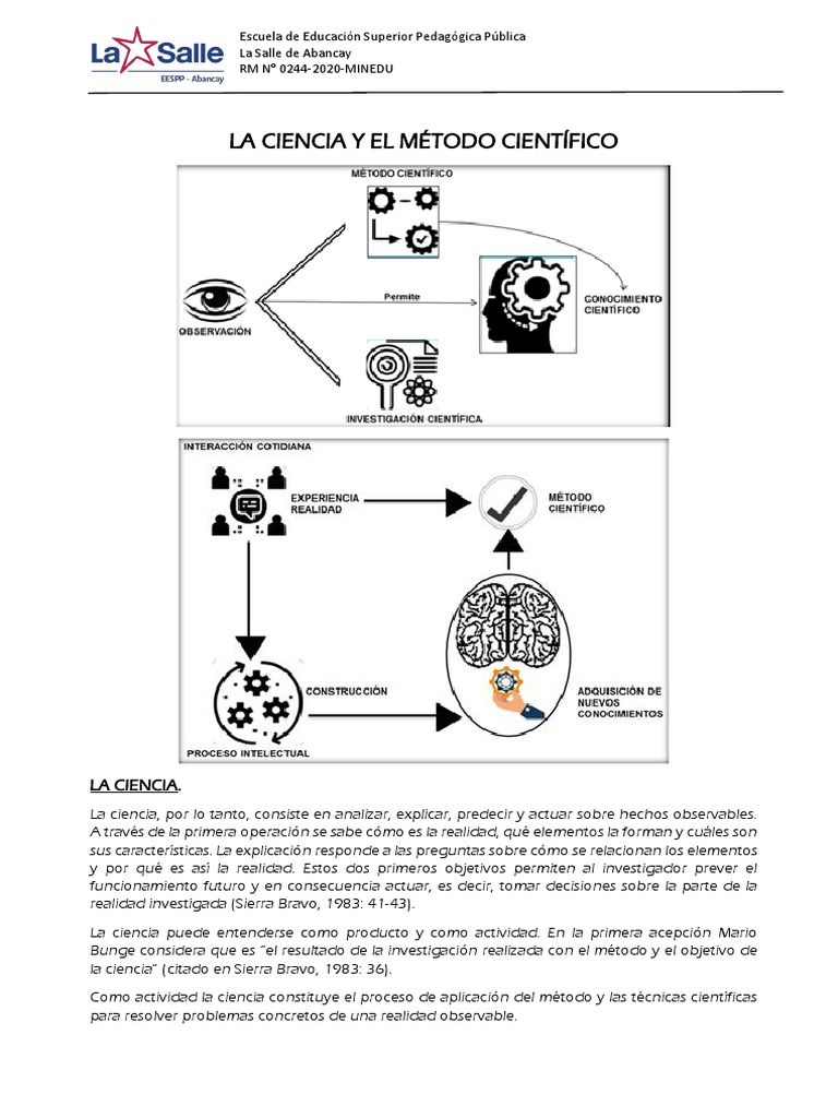 La Ciencia y El Método Científico | PDF | Método científico | Teoría