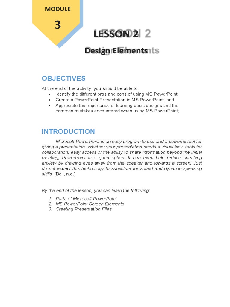 Module 3 - Lesson 2 | PDF | Microsoft Power Point | Cardiopulmonary ...