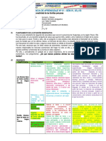 EXPERIENCIA DE APRENDIZAJE 01  Y PLANIFICADOR SEMANAL 1° y 2°