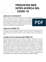 Las Preguntas Más Frecuentes Acerca Del Covid-19