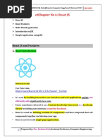 IP - Chapter No 6-React JS-SH 2022-Prepared by Reshma Koli