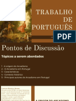 Trabalho de Português